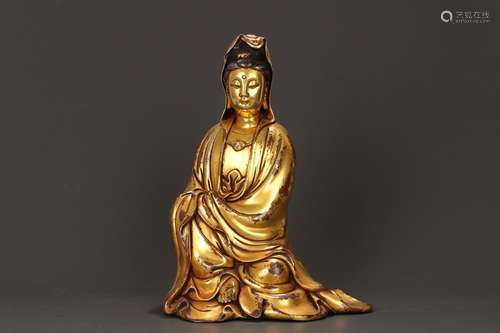 - copper and gold "guanyin" statuesSpecification: ...