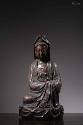 "Big" copper comfortable guanyin caveSize: 35.7 cm...