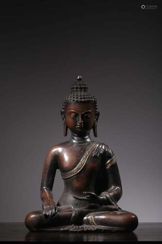 "Year" model of copper Buddha had caveSize: 33.5 c...