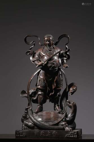 Copper demand xuan day god stands resembleSize: 60 cm high, ...