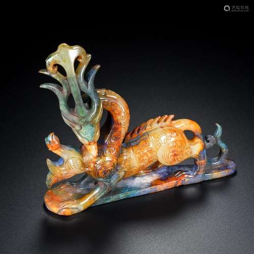 , hotan jade swan bird, the quality of the jade is exquisite...