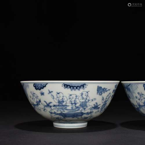 Doucai YingXiWen bowl 7 * 15.5 cm