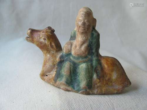 Antique Late Ming Period Ceramic Chinese God Figure of Shou ...