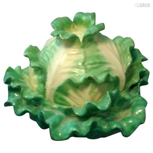 Antique 19th century English Coalport Porcelain Cabbage or L...