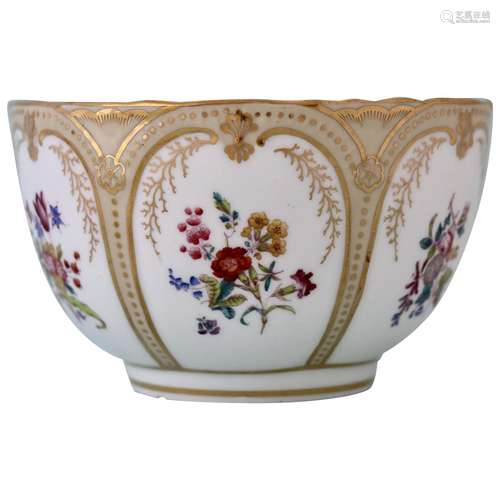 Coalport finely made slop bowl, ca 1858, near mint