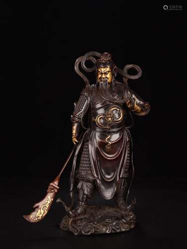 - copper and gold "the duke guan" statuesSpecifica...