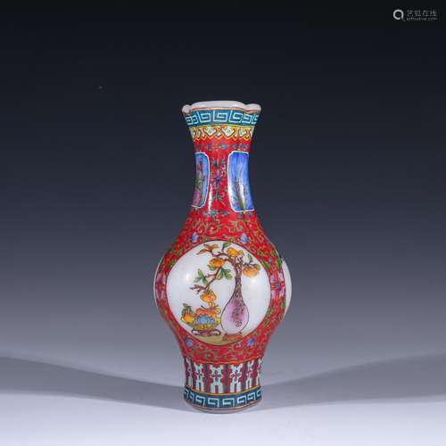 Material tire colored enamel antique TuShang bottlesSpecific...