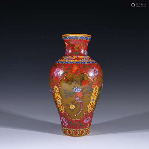 Colored enamel window flower grain feeding bottleSpecificati...