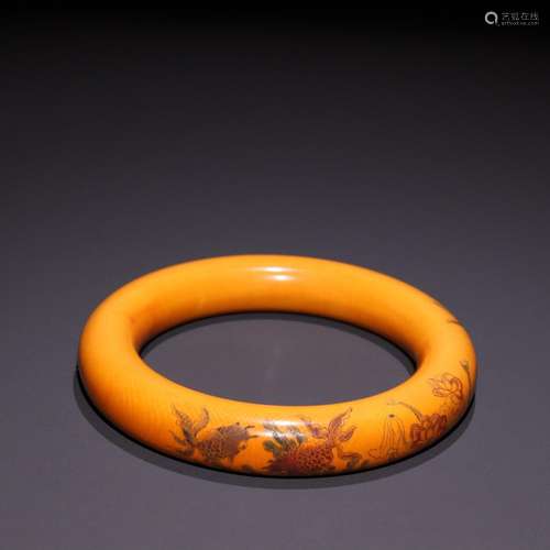 Late.chinese painting "the gold bracelet.Specifications...