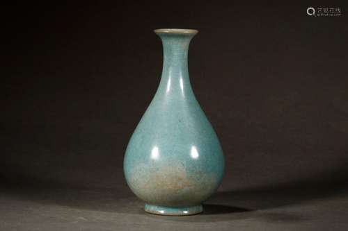 , ru kiln okho spring bottleSize, 8 x 5. 5 cm.