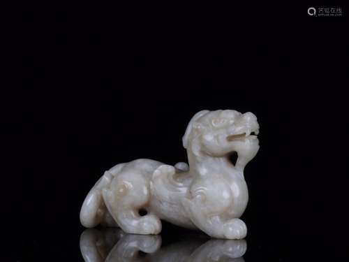 : ancient jade benevolent to piecesSize: 7.5 cm wide and 2.6...