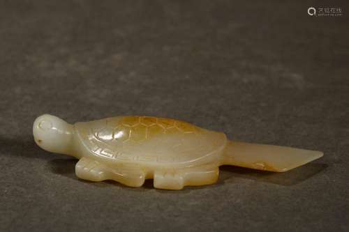 hetian jade tortoise d pieceSize 0.5 * 7 * 3 cm