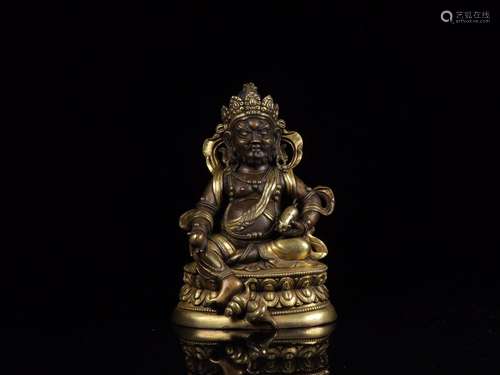 : gold yellow mammon statuesSize: 10.8 cm wide and 8.2 cm hi...