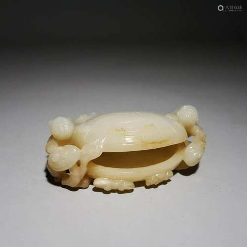 A Delicate and Rare Hetian Jade Ornament