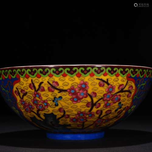 Chenghua porcelain body blue wire inlay enamel colour longfe...