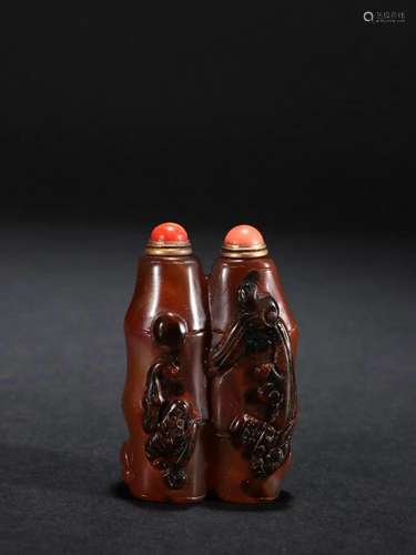 A Rare and Fine Agate Snuff Bottle