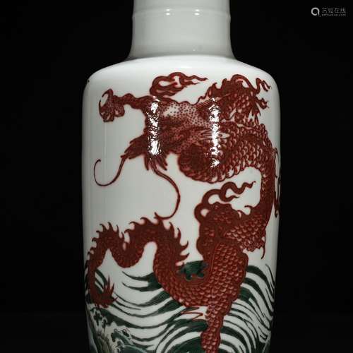 In the green glaze red dragon grain were bottles of 46 * 18 ...