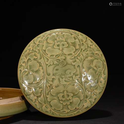 Yao state kiln carved bound box of fruit branch floral print...