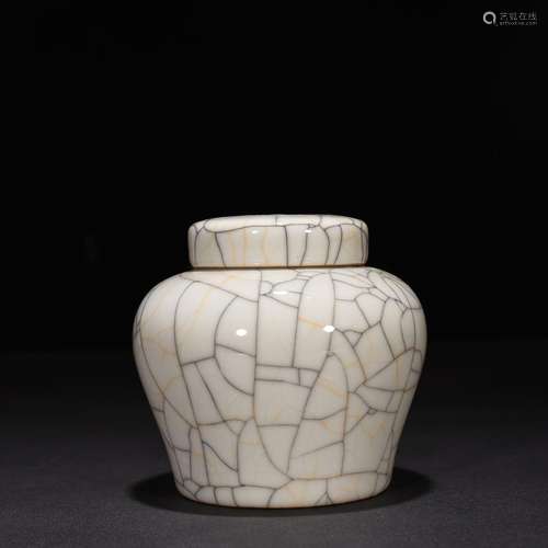 Chenghua elder brother kiln cover tank 12 * 11 cm