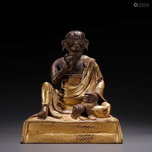 , copper guru Buddha statuesSpecification: high 14.5 12.3 7....