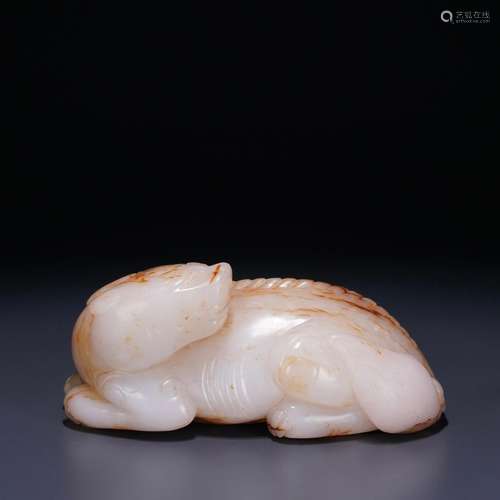 : hetian jade the mythical wild animal carvingsSpecification...