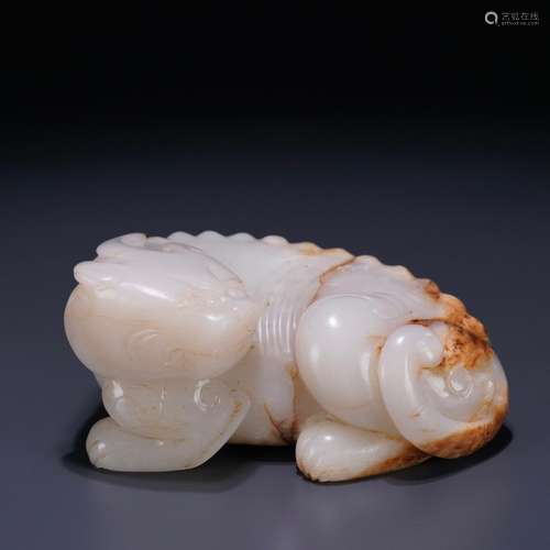 : hetian jade the mythical wild animal carvingsSpecification...