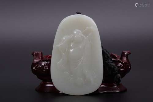 : hetian jade maitreyaLong and 7.7 cm wide and 5 cm thick 0....