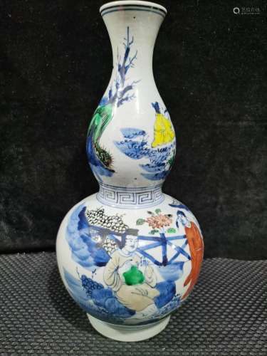 Bottle gourd, hand-painted color characters