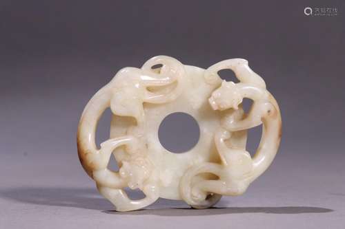 : ancient jade therefore dragon wallSize: 7.8 cm long, 1.5 c...