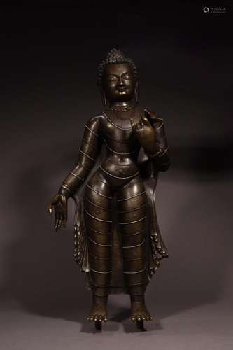 : copper Buddha statuesSize: 28.5 cm long. 16 cm wide. 65.5 ...