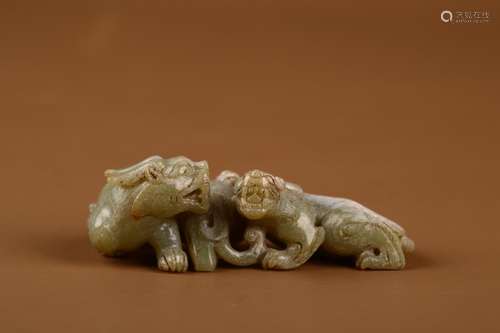 , hetian jade black dragon godchildSize: 3.5 cm long and 10....