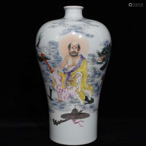 pastel dragon Luo wen mei bottles33.5 diameter of 19The plum...