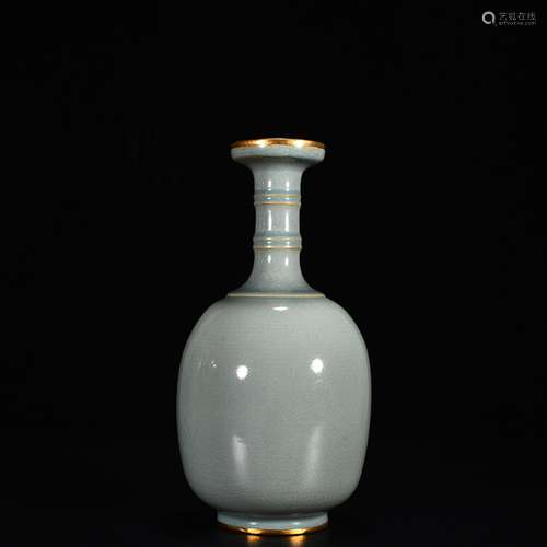 Dazzle your kiln azure glaze grain dish buccal bottle (gold)...