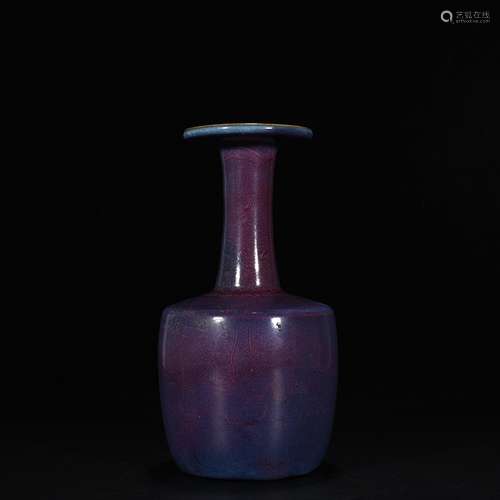 Rose violet glaze dish buccal bottle of 25 cm * 12.5 1500 ma...