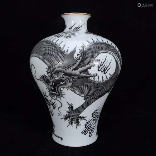 Dragon grain mei bottle of ink26 * 34 cm6000