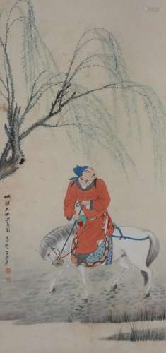 Excellent Chinese Scroll Painting By Zhang DaQian P806 张大千