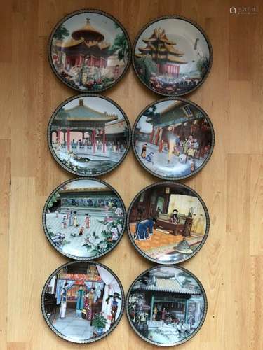 Jingdezhen  plates x 8 completely full set