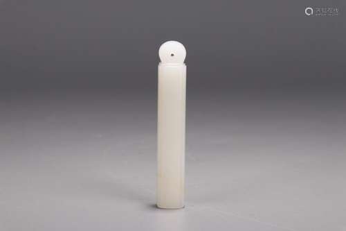 : hetian Bai Yuling tube0.6 cm in diameter 7 cm weighs 20 gH...