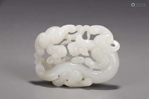 : hetian jade black dragon godchild pageLong and 5.7 cm wide...