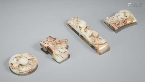 The jade, jade act the role of a set of animal print swordSi...