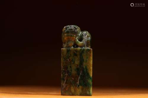 jade ancient animal printSize: 2.7 * 6.4 cm weighs 137 g.