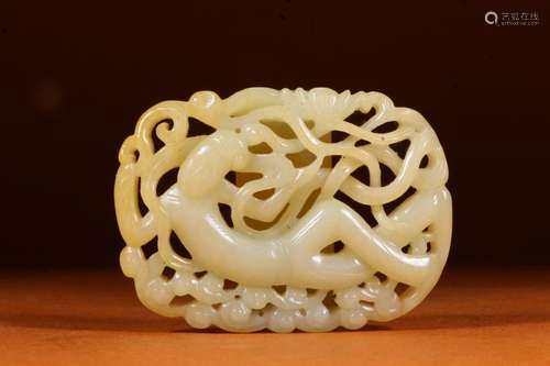 hetian jade flying fairy buckleSize: 7.8 * 5.7 * 2 cm weighs...