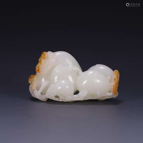 Hetian jade live repeatedly carvings, size: 6.9 * * * * 3.8 ...