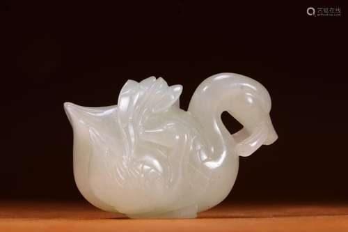 hetian jade goose furnishing articlesSize: 6.6 * 3 * 4.3 cm ...