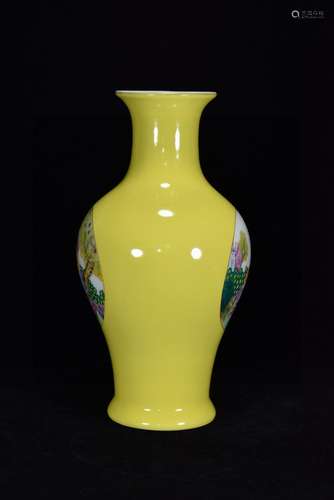 Drive makes charming yellow glaze double window western colo...