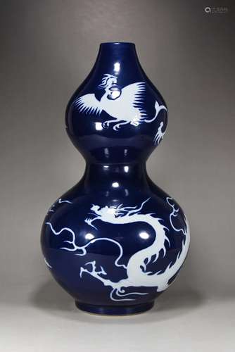 Ji blue glaze Pope in extremely good fortune grain carving t...