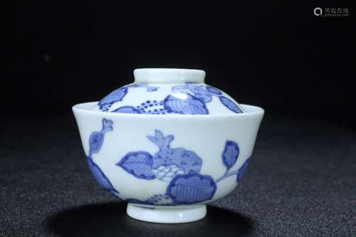 Later, blue many children tureenSpecification: 10 cm high ca...