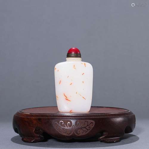 Hetian jade seed makings snuff bottlesSpecification: high 7 ...