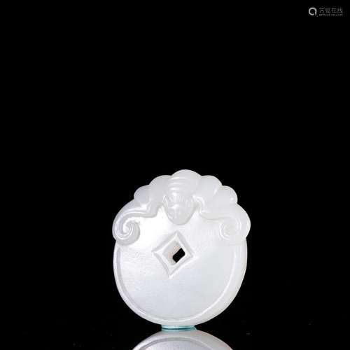 Hetian jade pendant in sightSpecification: high five wide 4....