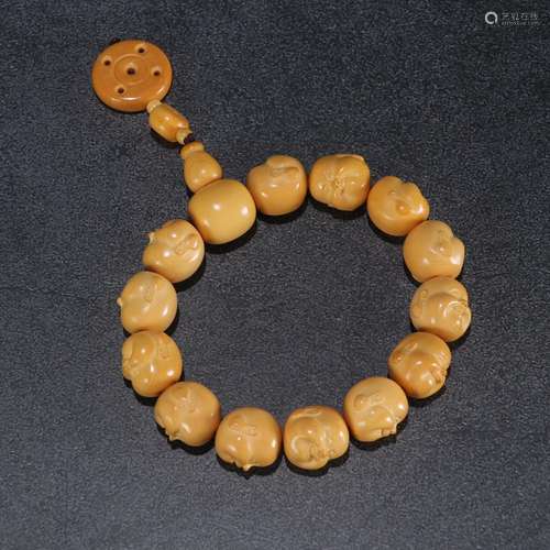 Old.chinese maitreya hand stringSpecification: bead diameter...